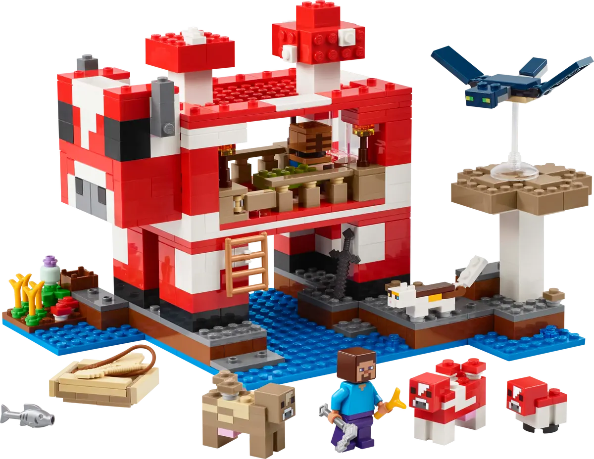 LEGO Minecraft - The Mooshroom House 21270