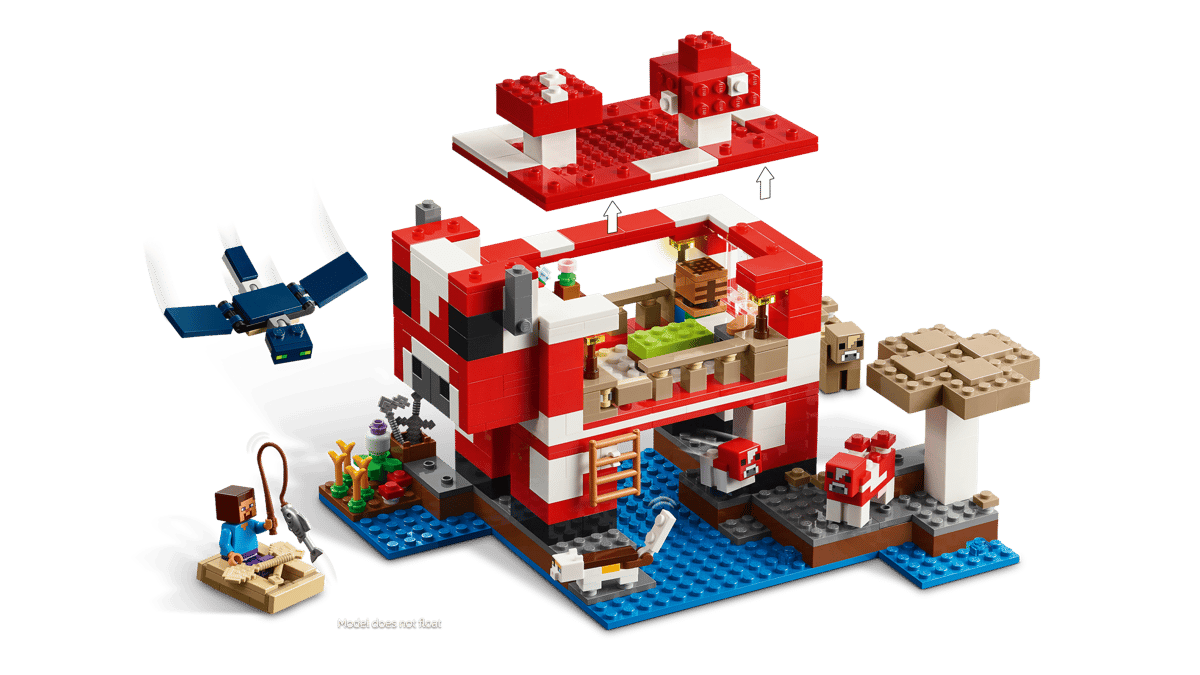 LEGO Minecraft - The Mooshroom House 21270
