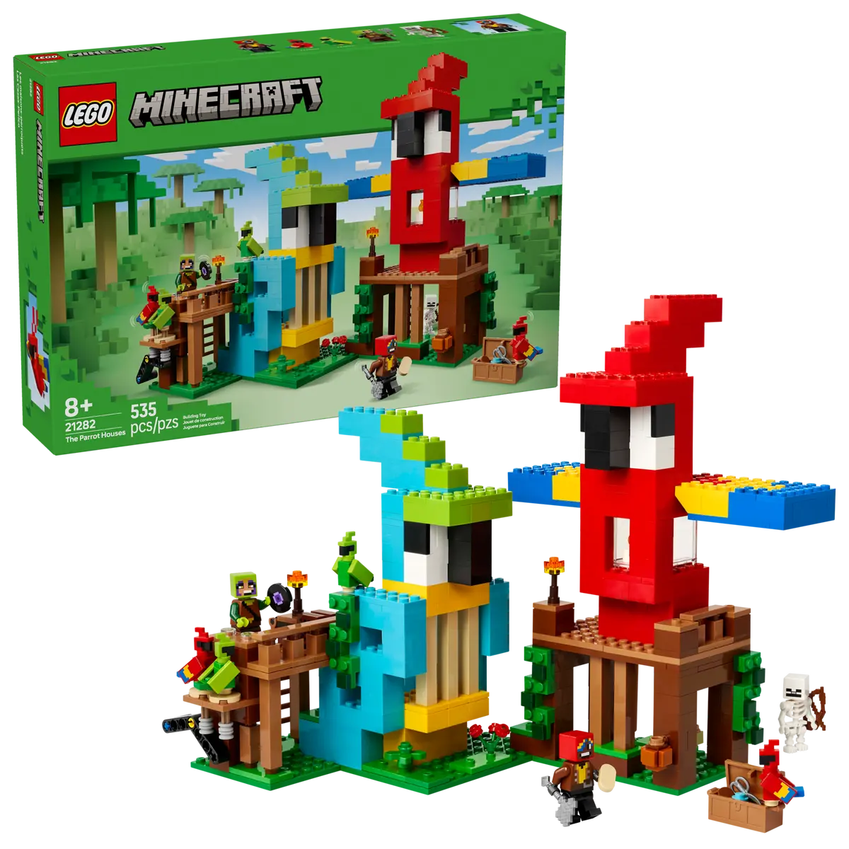 LEGO Minecraft - The Parrot Houses 21282