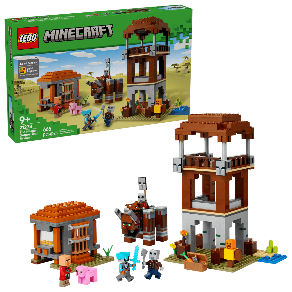 LEGO Minecraft - The Pillager Outpost 21278