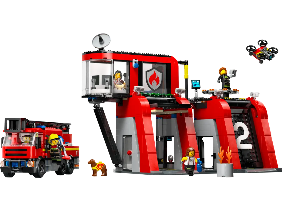 LEGO City - Fire Station with Fire Truck 60414