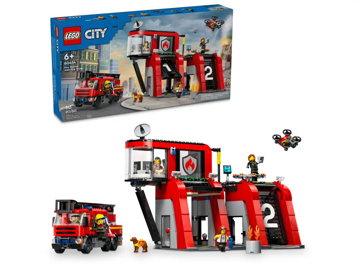 LEGO City - Fire Station with Fire Truck 60414