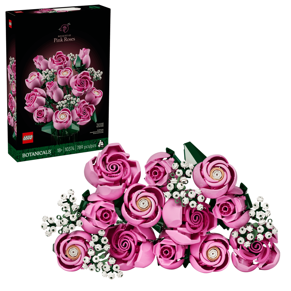 LEGO Botanicals - Bouquet of Pink Roses 10374