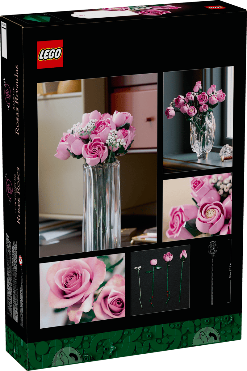 LEGO Botanicals - Bouquet of Pink Roses 10374