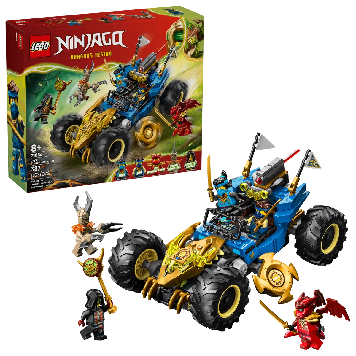 LEGO NINJAGO - Jay's Transforming Car 71856