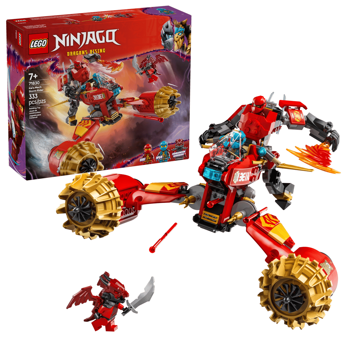 LEGO NINJAGO - Kay's Mech Storm Rider 71830